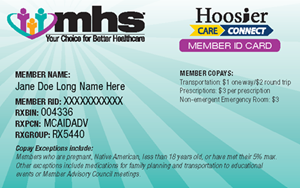 Hoosier Care Connect front card