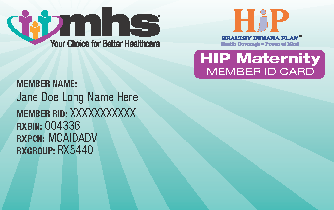 Hip ID card front