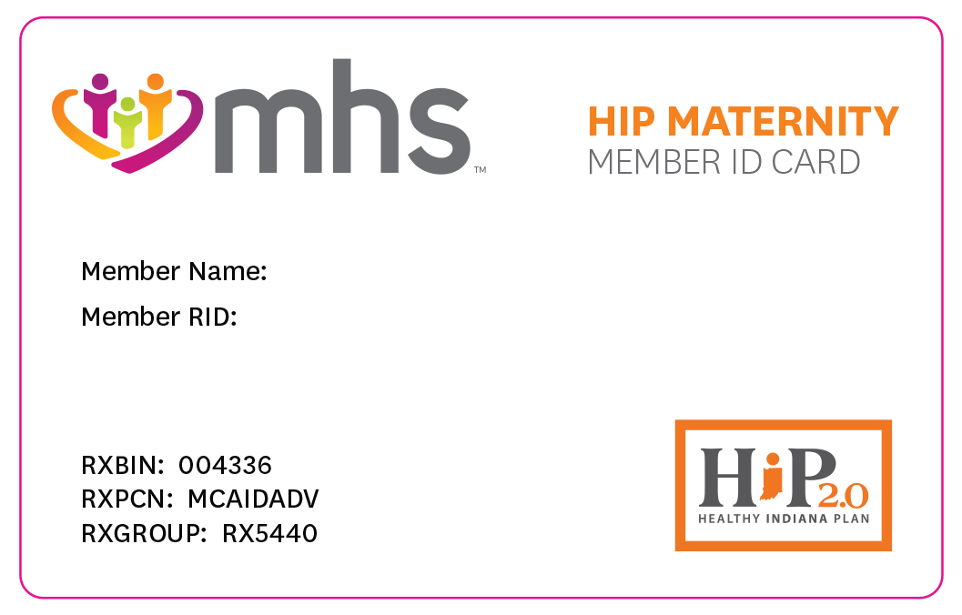 Hip Maternity ID card front
